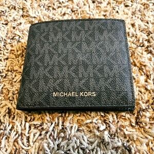 Michael Kors Cooper Signature Logo Bifold Wallet NWT